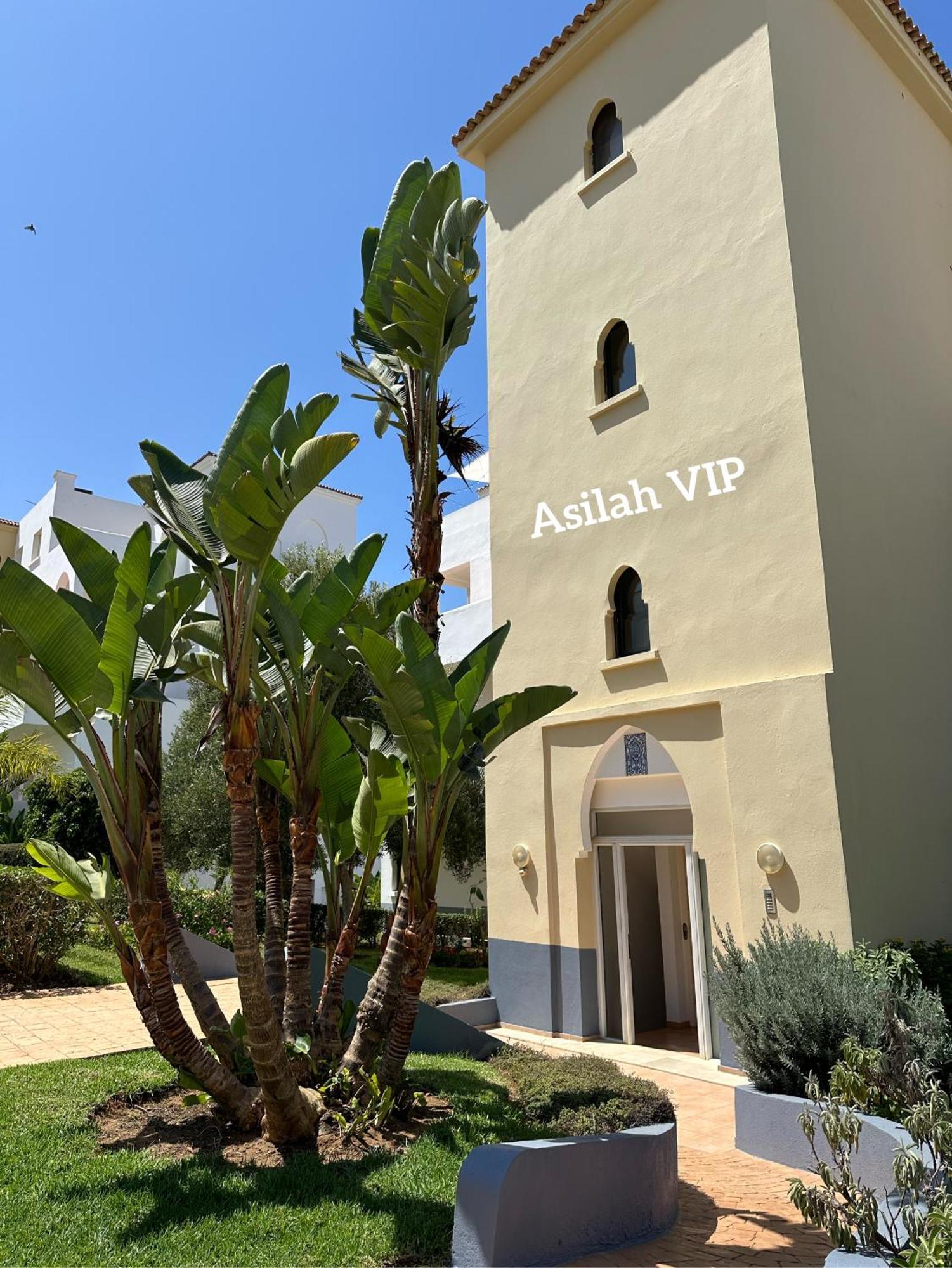Asilah Vip - Haut Standing - Vue Mer - Piscines - Plage A 5 Minute - Garage Privee - Acces Pmr Ngoại thất bức ảnh