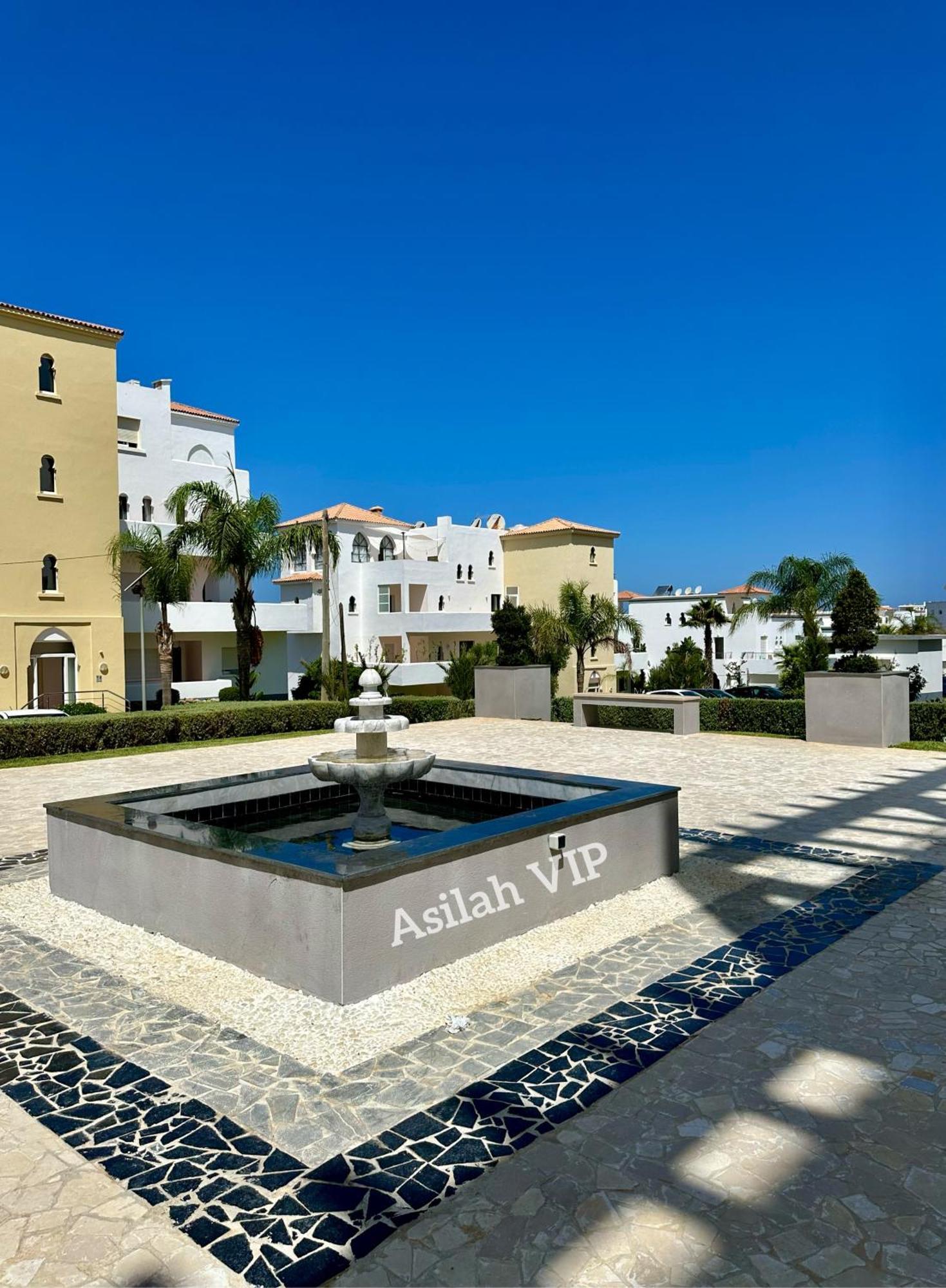 Asilah Vip - Haut Standing - Vue Mer - Piscines - Plage A 5 Minute - Garage Privee - Acces Pmr Ngoại thất bức ảnh