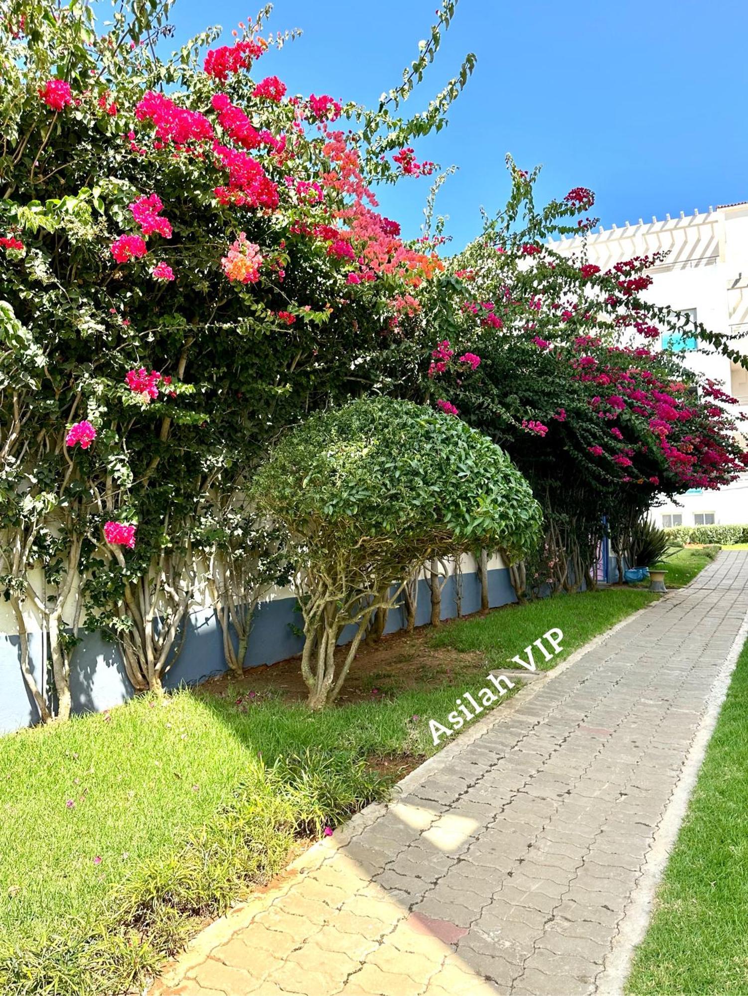 Asilah Vip - Haut Standing - Vue Mer - Piscines - Plage A 5 Minute - Garage Privee - Acces Pmr Ngoại thất bức ảnh